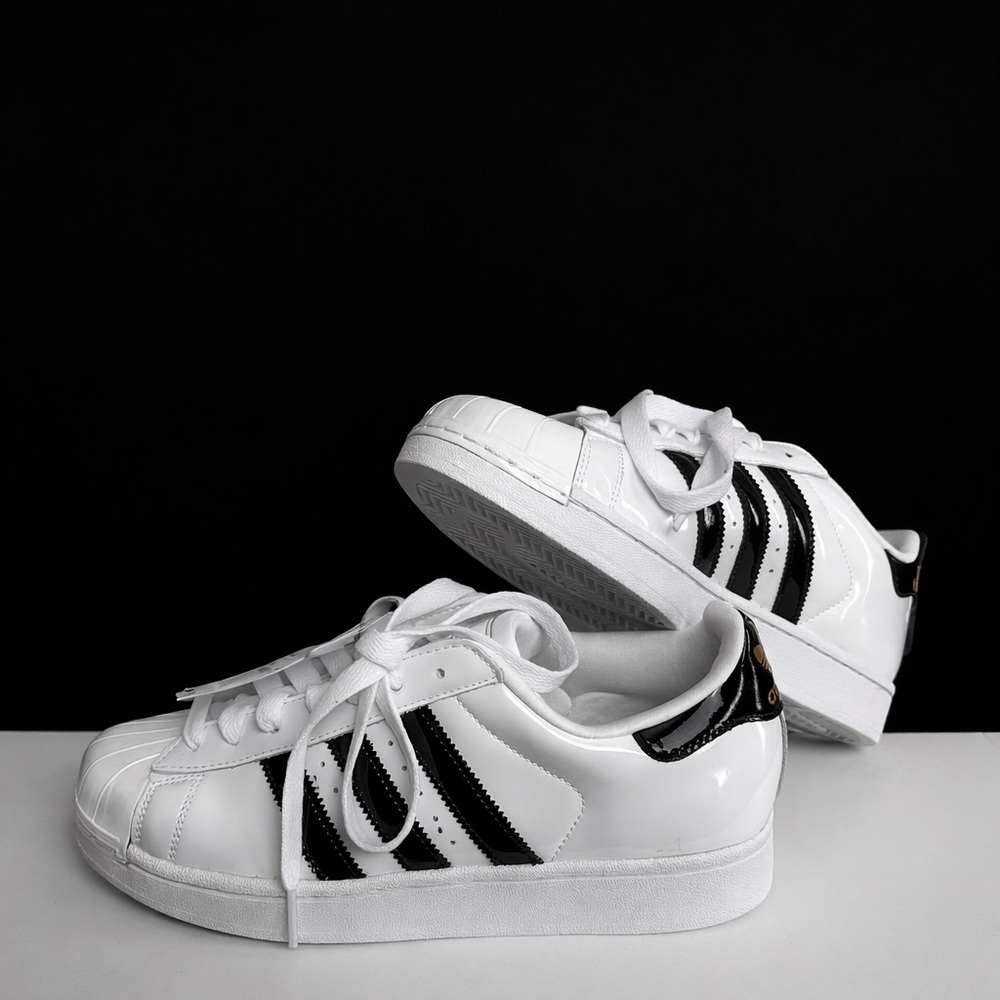 Adidas Superstar II White with Black Stripes